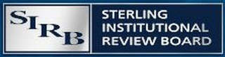 SIRB STERLING INSTITUTIONAL REVIEW BOARD logo