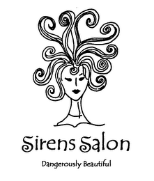 SIRENS SALON DANGEROUSLY BEAUTIFUL logo