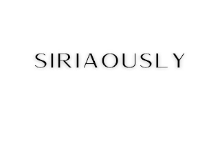 SIRIAOUSLY logo