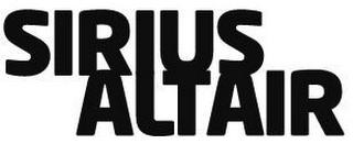 SIRIUS ALTAIR logo