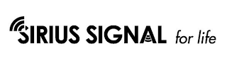 SIRIUS SIGNAL FOR LIFE logo