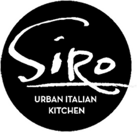 SIRO URBAN ITALIAN KITCHEN logo