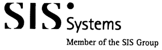 SIS SYSTEMS MEMBER OF THE SIS GROUP logo
