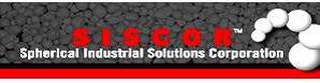 SISCOR SPHERICAL INDUSTRIAL SOLUTIONS CORPORATION logo