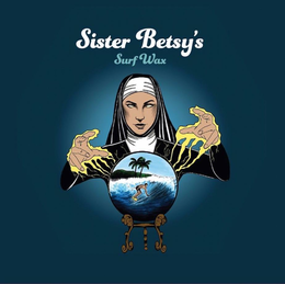 SISTER BETSY'S SURF WAX logo