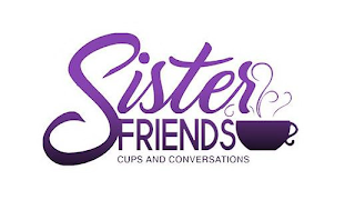 SISTER FRIENDS CUPS AND CONVERSATION logo