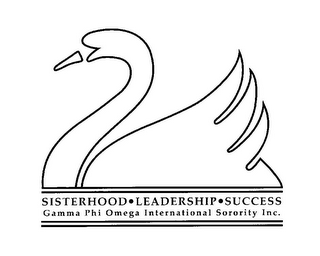 SISTERHOOD LEADERSHIP SUCCESS GAMMA PHI OMEGA INTERNATIONAL SORORITY INC. logo