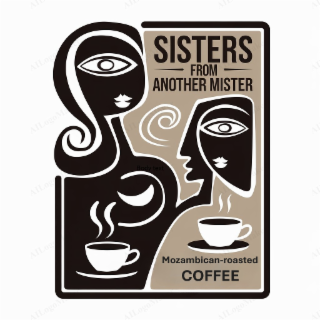SISTERS FROM ANOTHER MISTER MOZAMBICAN-ROASTED COFFEE logo
