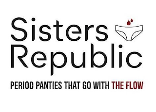 SISTERS REPUBLIC PERIOD PANTIES THAT GO WITH THE FLOW logo