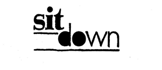 SIT DOWN logo