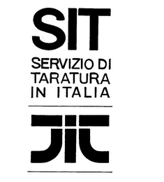 SIT SERVIZIO DI TARATURA IN ITALIA logo
