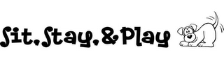 SIT STAY AND PLAY logo