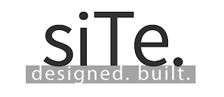 SITE. DESIGNED. BUILT. logo