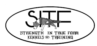 SITF STRENGTH IN THE TRUE FARM KENNELS TRAINING logo