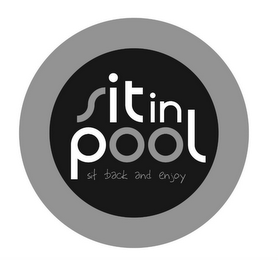 SITIN POOL SIT BACK AND ENJOY logo