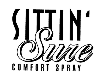 SITTIN' SURE COMFORT SPRAY logo