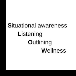 SITUATIONAL AWARENESS LISTENING OUTLINING WELLNESS logo