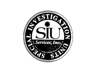 SIU SERVICES, INC SPECIAL INVESTIGATIONUNITS logo