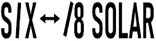 SIX 18 SOLAR logo