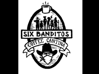 SIX BANDITOS COFFEE CANTINA logo