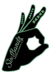 SIX BANDZ EXCLUSIVE CLOTHING CO. 100 logo