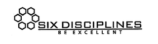 SIX DISCIPLINES BE EXCELLENT logo