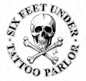 SIX FEET UNDER TATTOO PARLOR COREY MILLER logo