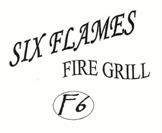 SIX FLAMES FIRE GRILL F 6 logo