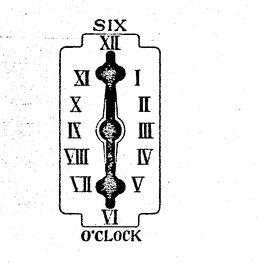 SIX O'CLOCK logo