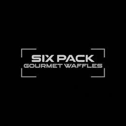 SIX PACK GOURMET WAFFLES logo