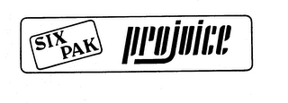 SIX PAK PROJUICE logo