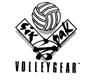 SIX PAK VOLLEYGEAR V logo