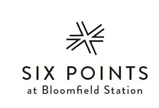 SIX POINTS AT BLOOMFIELD STATION logo