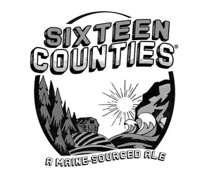 SIXTEEN COUNTIES A MAINE-SOURCED ALE logo