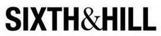 SIXTH&HILL logo