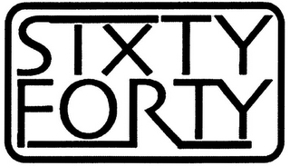 SIXTY FORTY logo