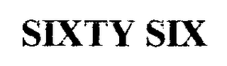 SIXTY SIX logo