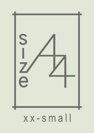 SIZE A4 XX-SMALL logo