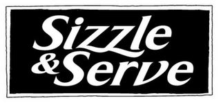 SIZZLE & SERVE logo