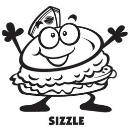 SIZZLE STEAK 'N SHAKE FAMOUS FOR STEAKBURGERS logo