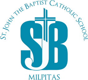 SJB SAINT JOHN THE BAPTIST CATHOLIC SCHOOL MILPITAS logo