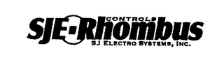 SJE RHOMBUS CONTROLS SJ ELECTRO SYSTEMS, INC. logo