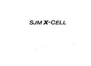 SJM X-CELL logo