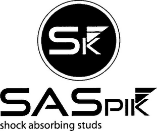 SK SASPIK SHOCK ABSORBING STUDS logo