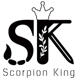 SK SCORPION KING logo