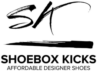 SK SHOEBOX KICKS AFFORADABLE DESIGNER SHOES logo