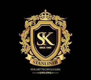 SK SINCE 1967 STANLINER PDR ART TECHNOLOGIES logo