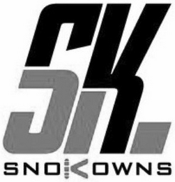 SK. SNOKOWNS logo