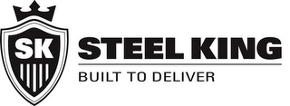 SK STEEL KING BUILT TO DELIVER logo