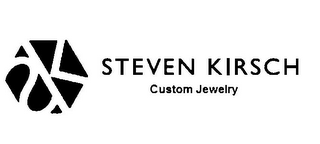 SK STEVEN KIRSCH CUSTOM JEWELRY logo